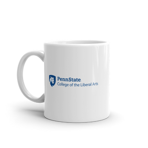 Penn State White glossy mug